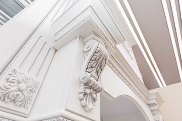 decor bucatarie clasica cu patina