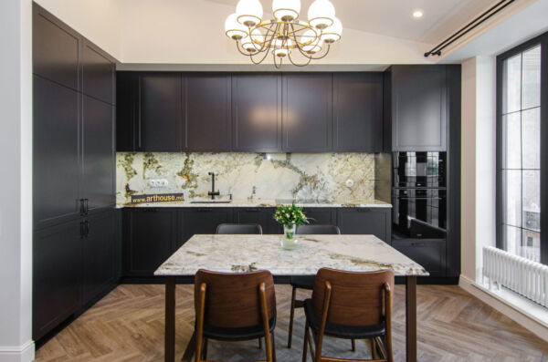 Кухня EU нео-классика #0012 Black (Кишинев)