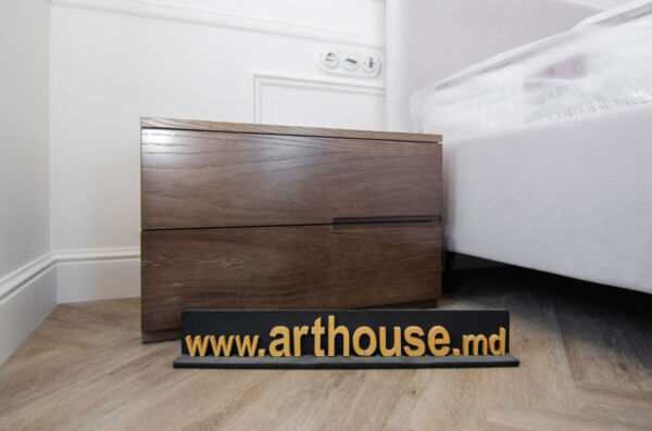 Noptiera din furnir natural #4046